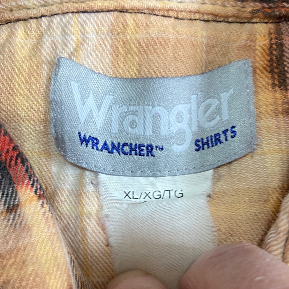 Handcrafted Distressed Flannel Shirt with Hard Rock Graphic - Picture 3 of 7